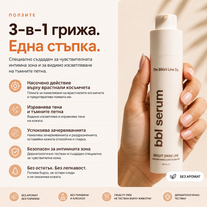 BBL Serum Гладка кожа. Без врастнали косъмчета.