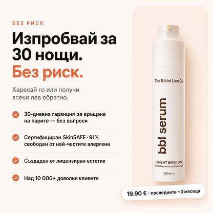 BBL Serum Гладка кожа. Без врастнали косъмчета.